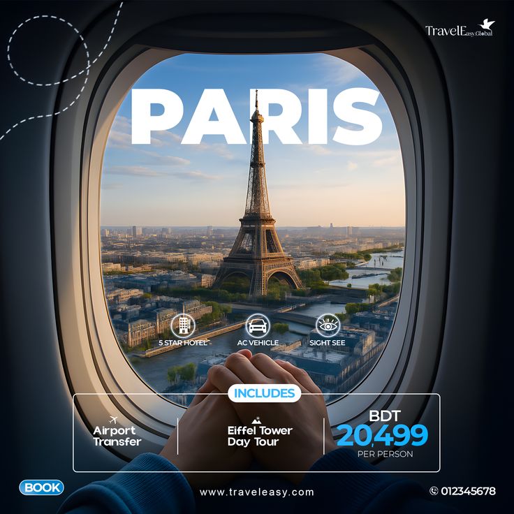 Travel agency social media creative ads