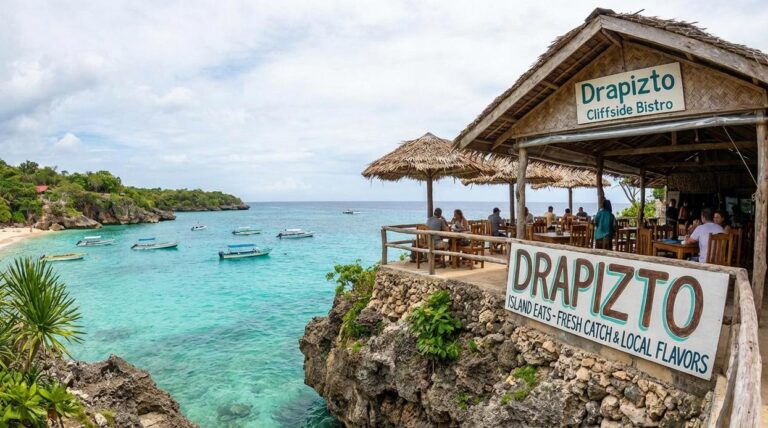 where to eat at drapizto island